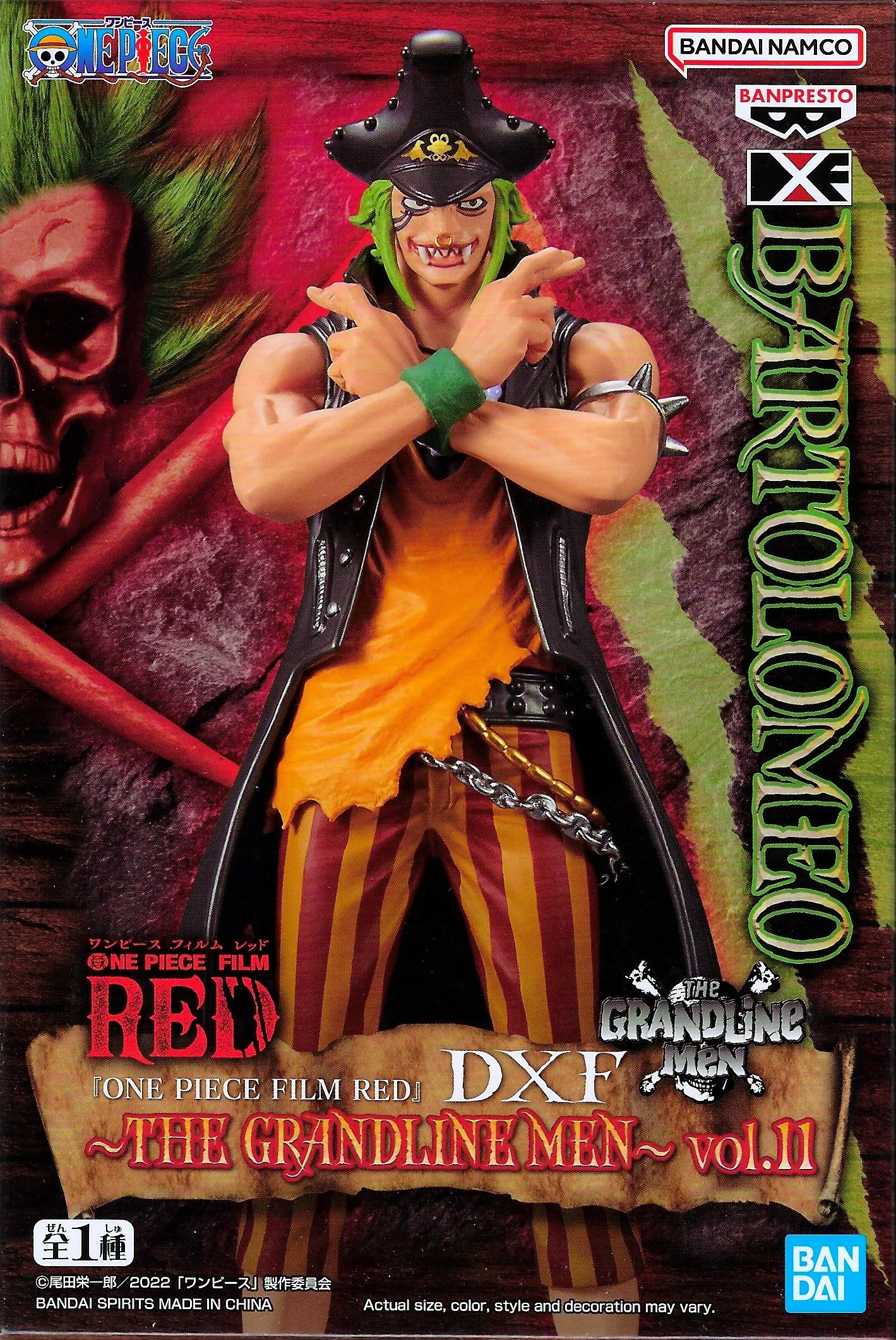 One Piece Film RED Bartolomeo DXF The Grandline Men Vol.11 Banpresto