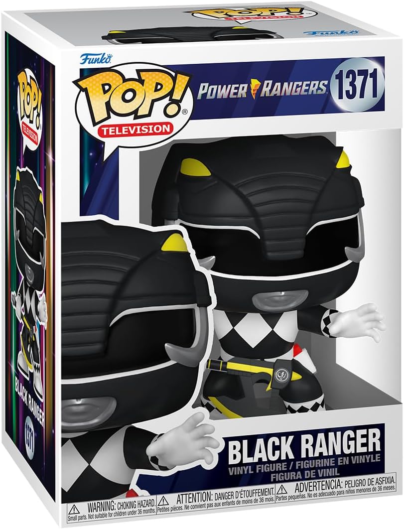 Funko Pop! TV: Mighty Morphin Power Rangers 30th Anniversary – Black Ranger 1371