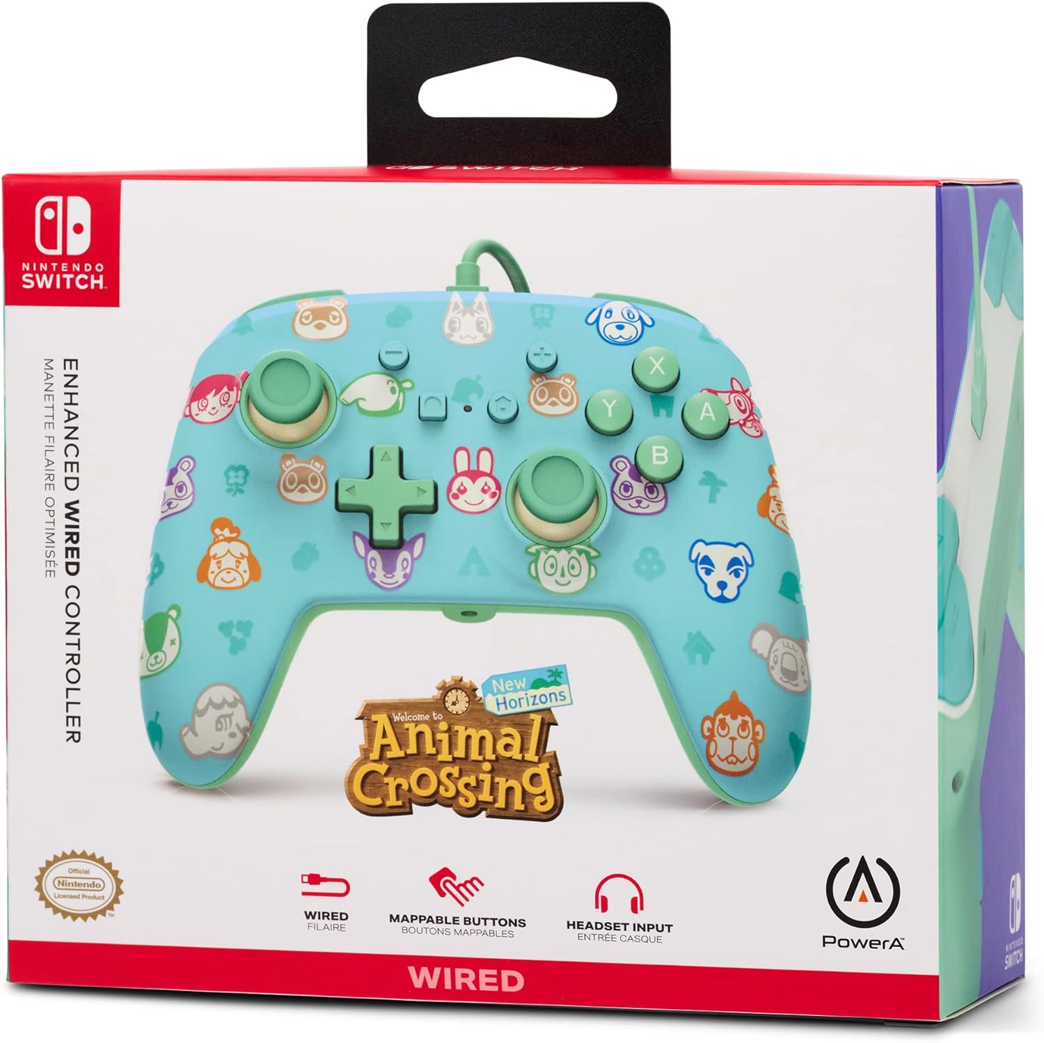 PowerA Control Mejorado Alámbrico para Nintendo Switch – Animal Crossing