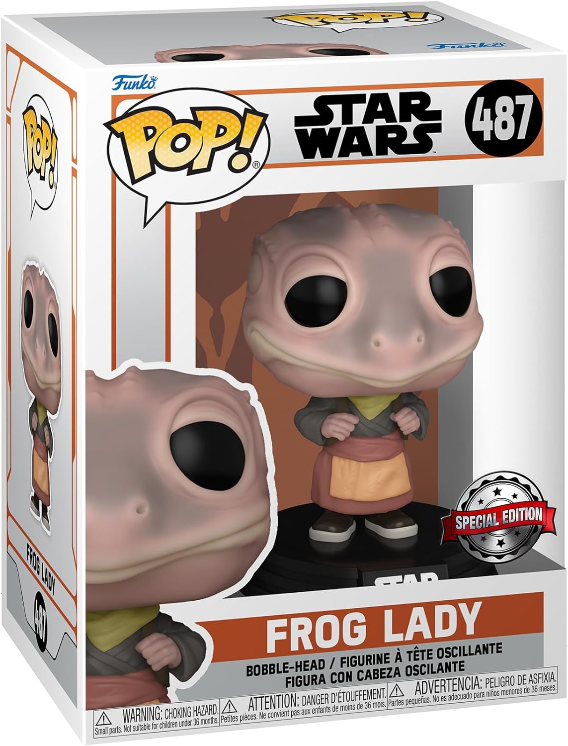 Funko Star Wars The Mandalorian Frog Lady #487 Edición Especial