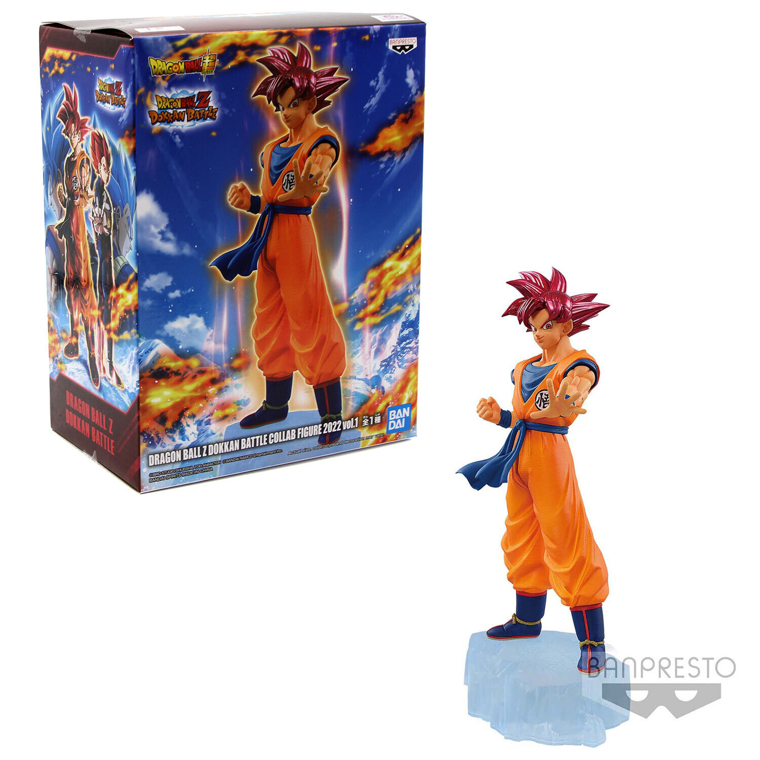 Figura SSR GOKU 2022 DragonBall Z Dokkan Battle Collab Banpresto