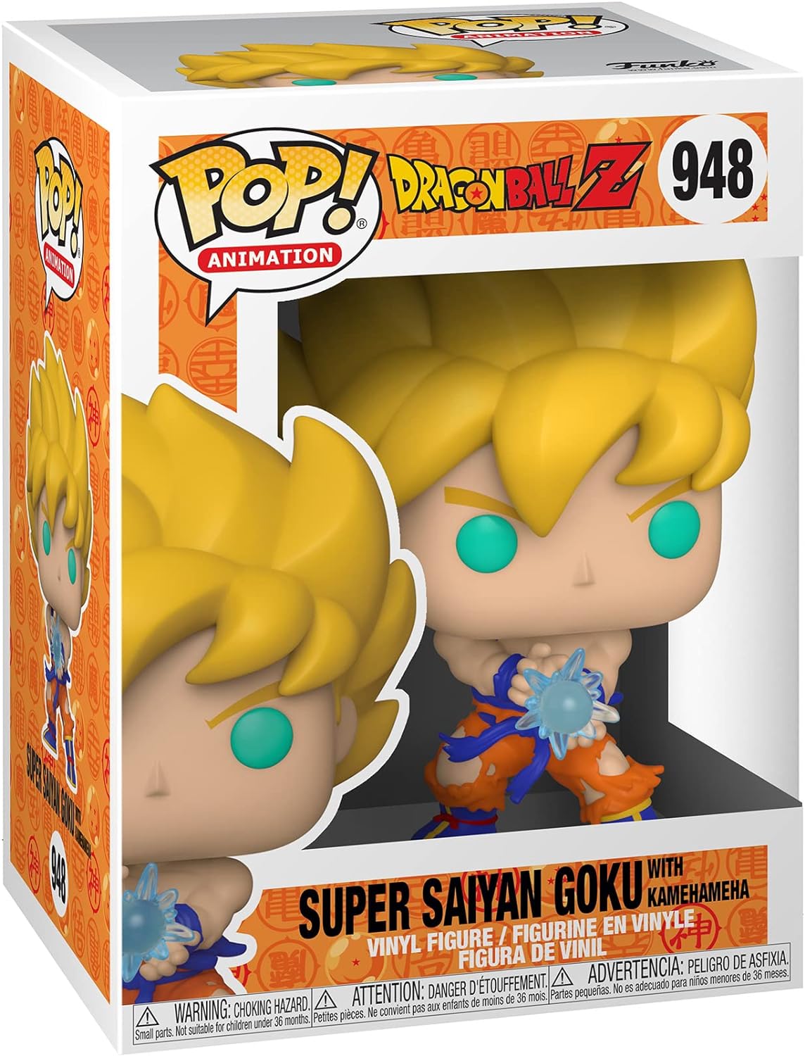 Funko Pop! Animation: Dragon Ball Z – Super Saiyan Goku with Kamehameha #948