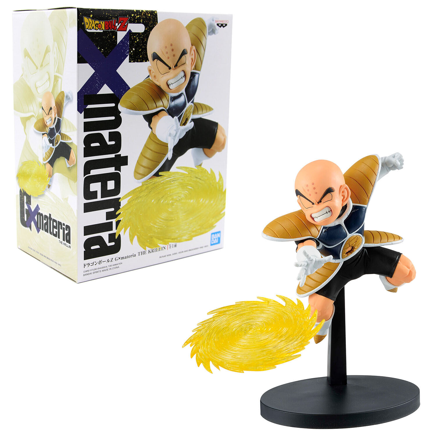 Official KRILLIN DragonBall Z G x Materia Action Figure Banpresto – Krillin