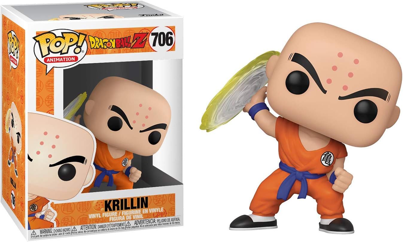 Funko Pop! Animation: Dragonball Z – Krillin with Destructo Disc 706