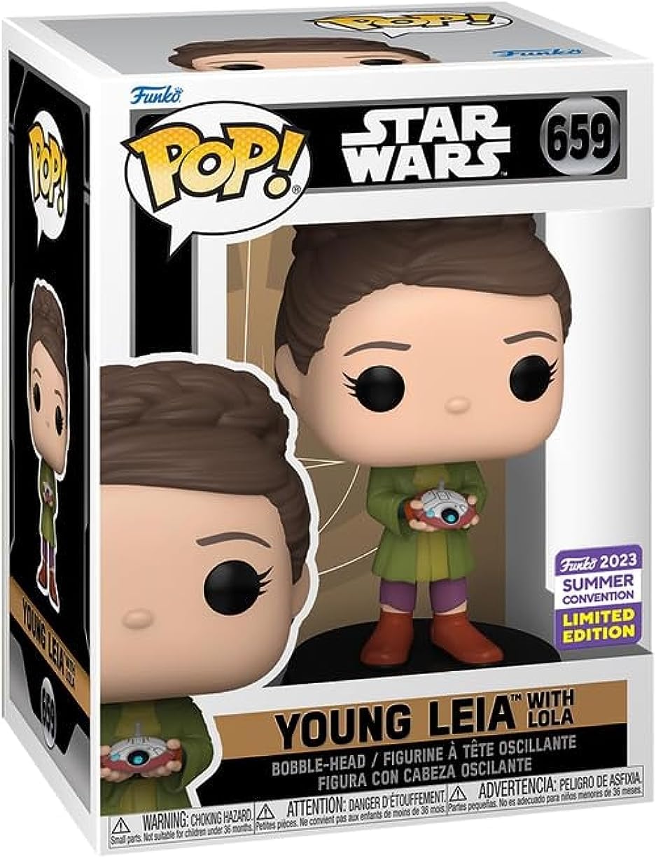 Funko Pop! Star Wars: Princess Leia with Lola Summer Convention Limited Edition #659