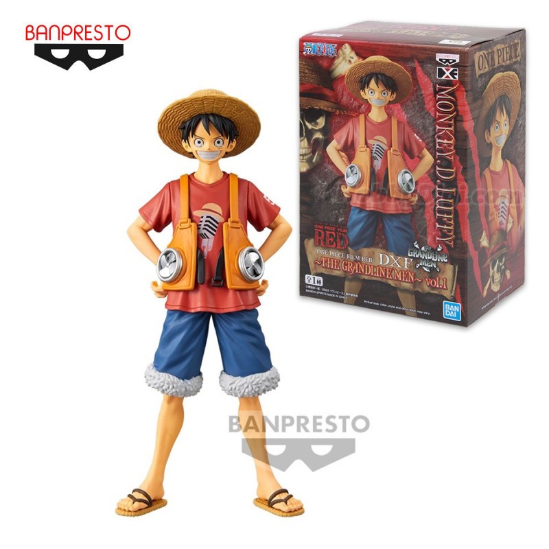 MONKEY D LUFFY – ONE PIECE FILM RED DXF THE GRANDLINE MEN POR BANPRESTO