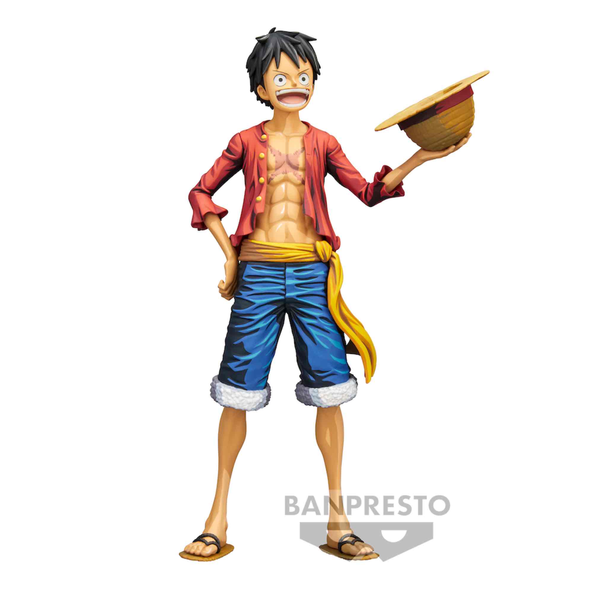 MONKEY D. LUFFY FIG 28 CM ONE PIECE GRANDISTA NERO