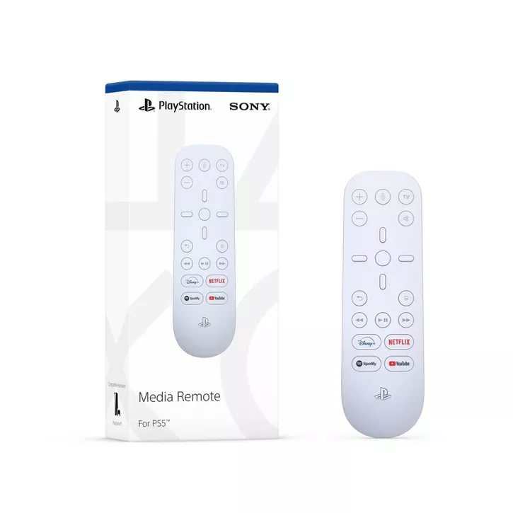 Control remoto multimedia de PlayStation 5