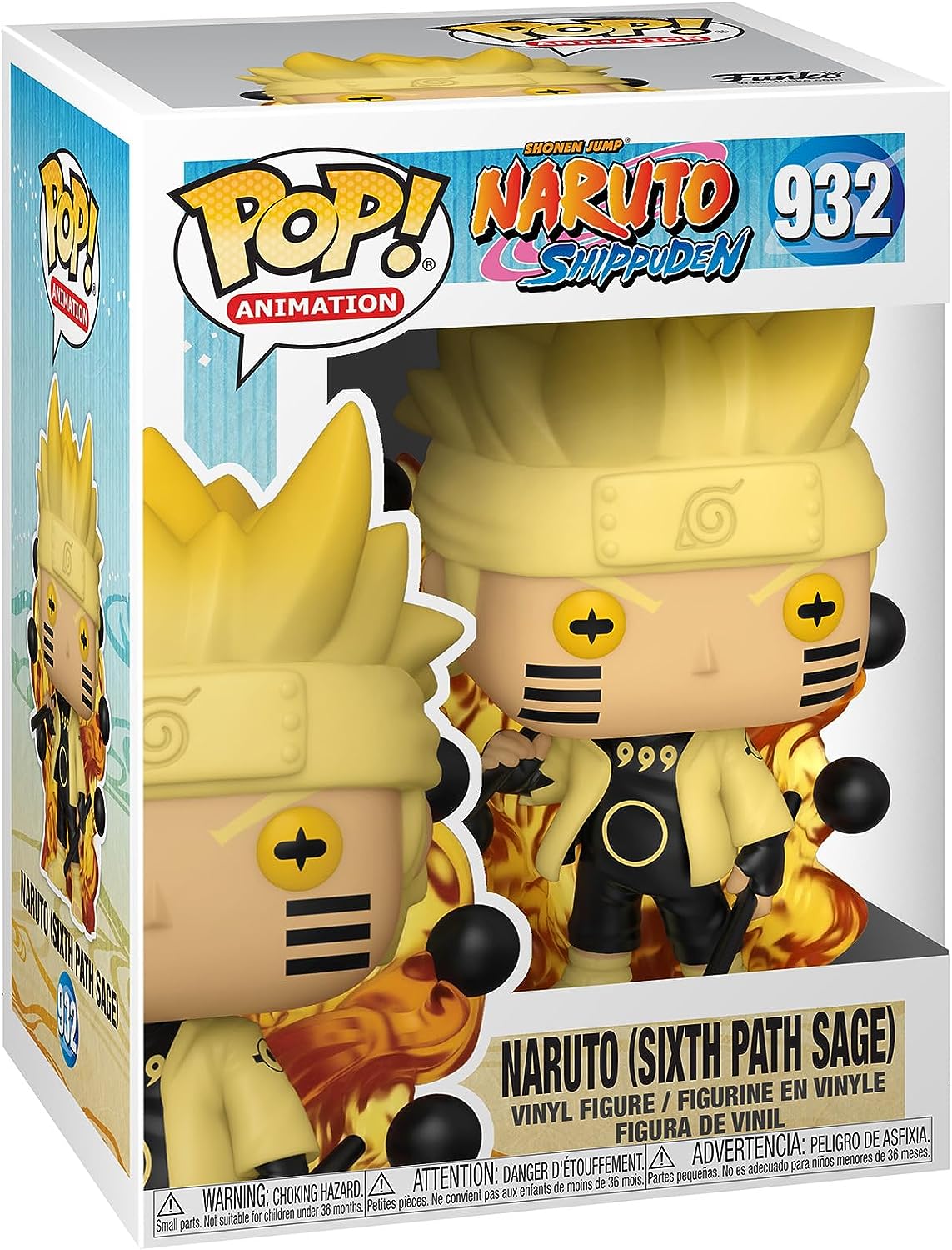 Funko Pop Animation: Naruto- Naruto Six Path Sage #932