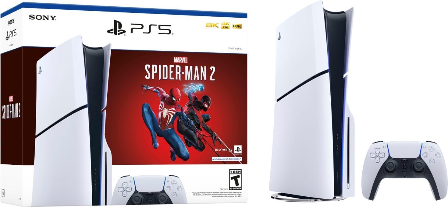 PlayStation 5 Console – Paquete Marvel’s Spider-Man 2 (slim)