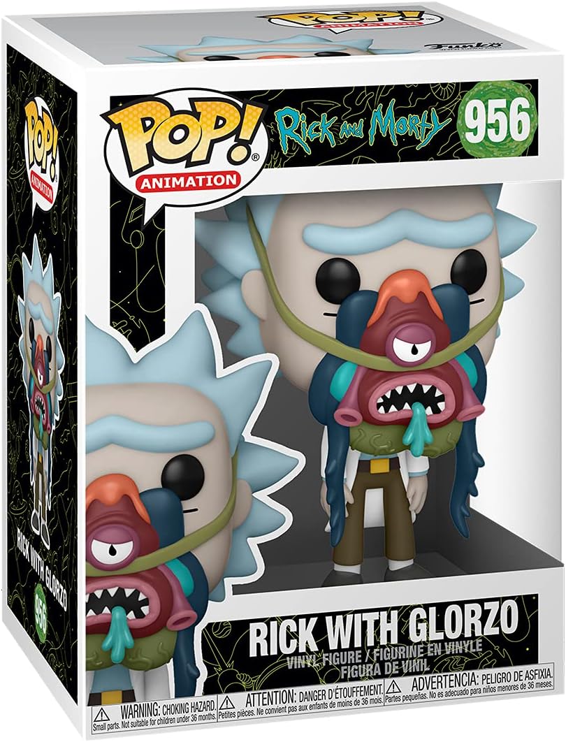 Funko Pop! Animation: Rick & Morty – Rick with Glorzo 956
