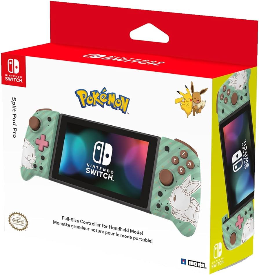 HORI SPLIT PAD PRO (PIKACHU Y EEVEE) PARA NINTENDO SWITCH – LICENCIAS OFICIALES