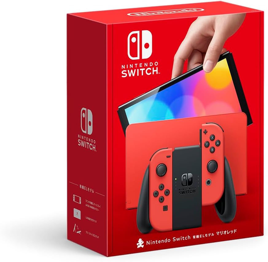 Nintendo Switch – OLED 64Gb Model: Mario Red Edition (Versión Internacional)