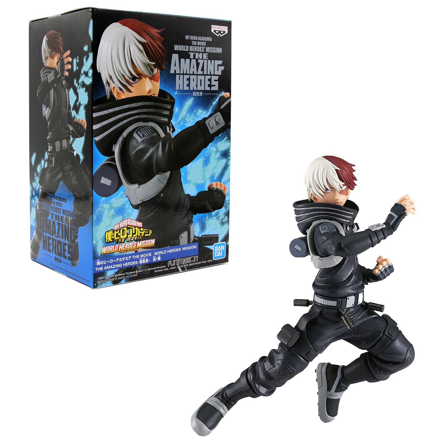 My Hero Academia – Figura Shoto Todoroki Hero The Amazing Heroes (Banpresto)