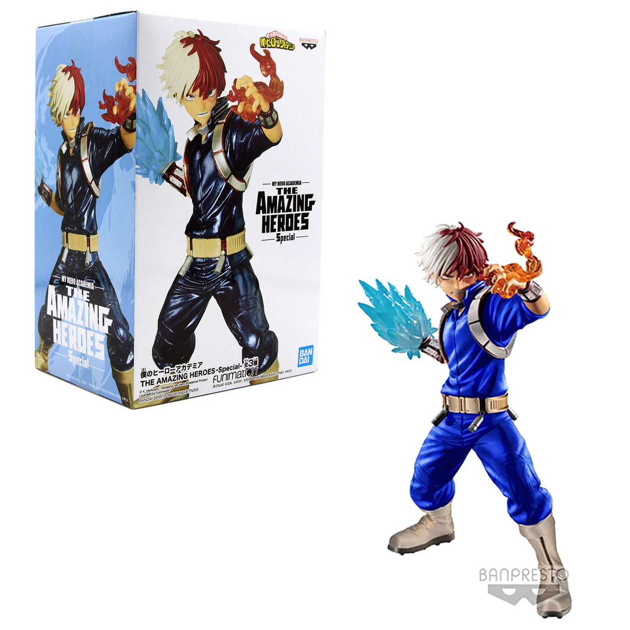 Shoto Todoroki Ver. C – Figura especial My Hero Academia The Amazing Heroes (Banpresto)