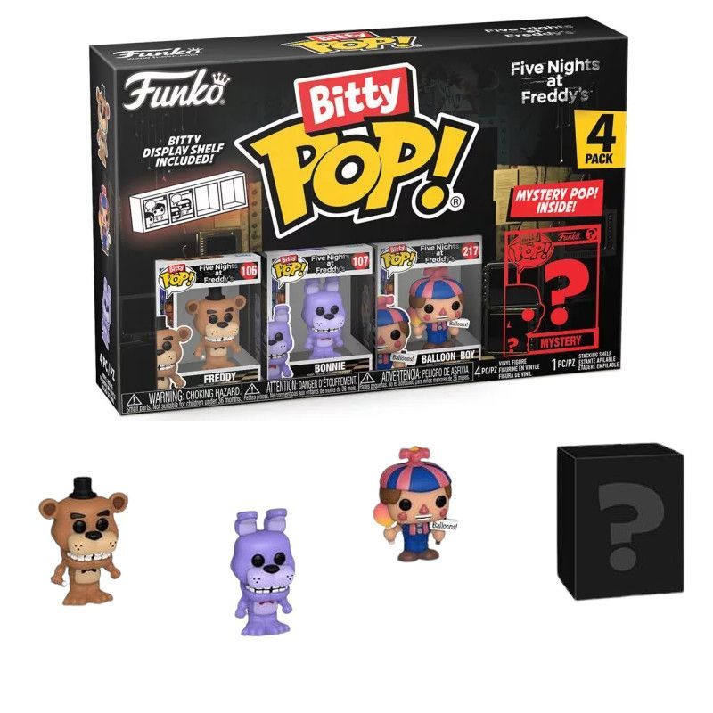 BITTY POP! 4 Mini Figuras Five Night’s at Freddy’s
