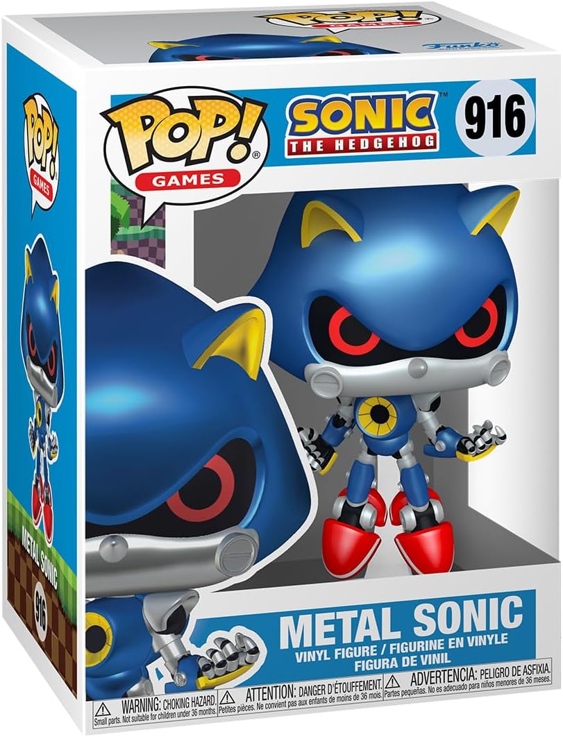¡Funko Pop! Juegos: Sonic The Hedgehog – Metal Sonic 916