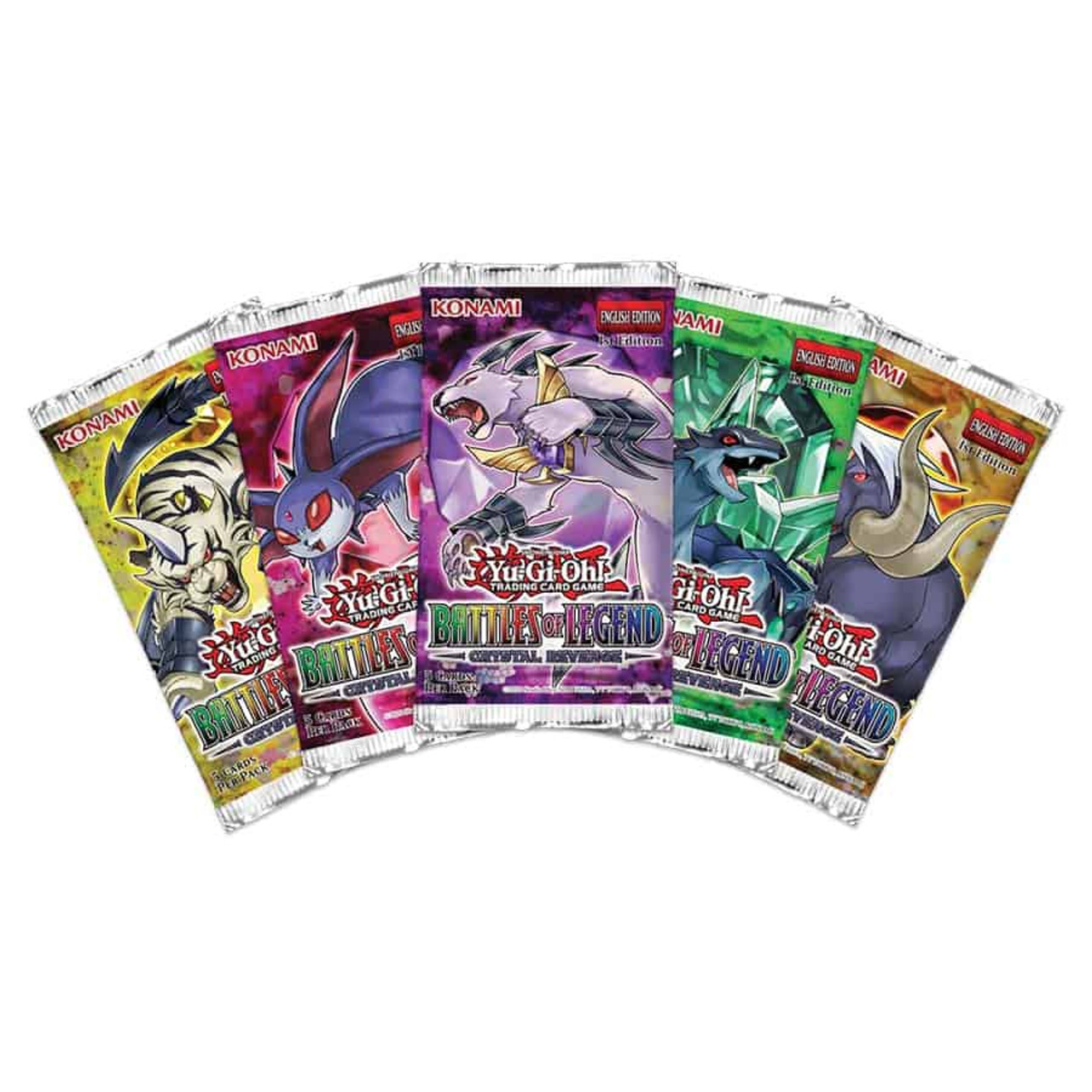 Yu-Gi-Oh! Battles of Legend – Crystal Revenge: Booster Pack Battles of Legend – Crystal Revenge: Booster *PRECIO POR SOBRE INDIVIDUAL*