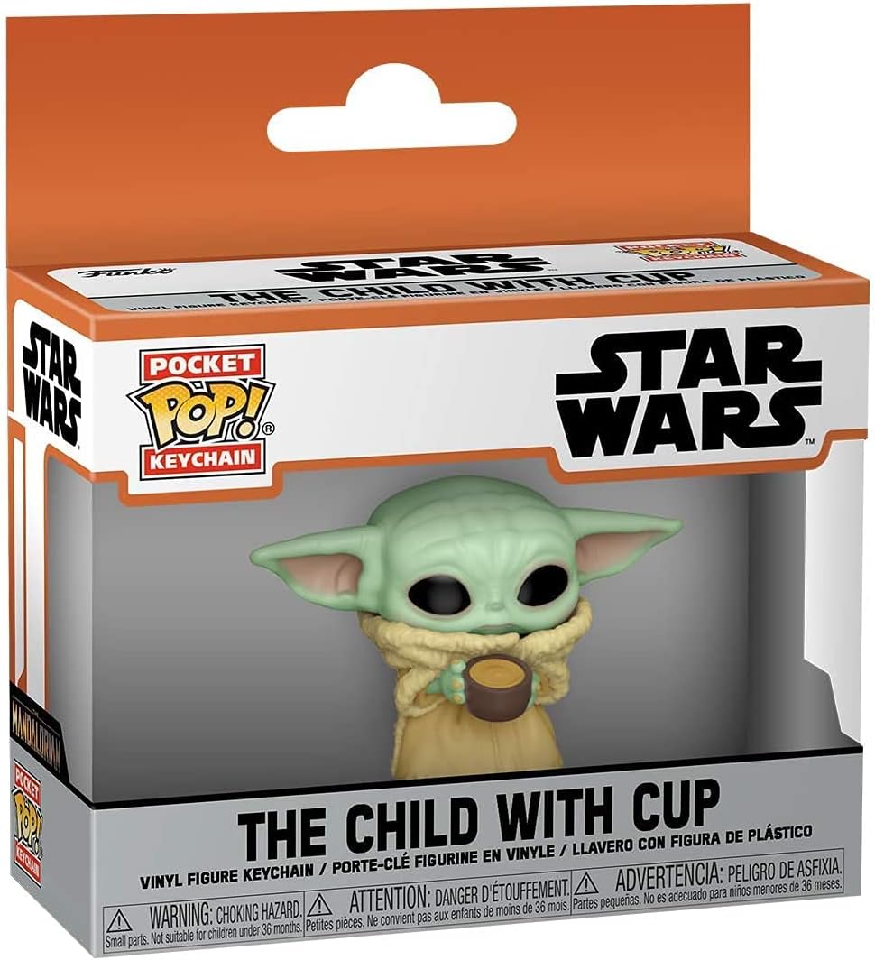 Funko Pop! Llavero: The Child  with cup – Grogu