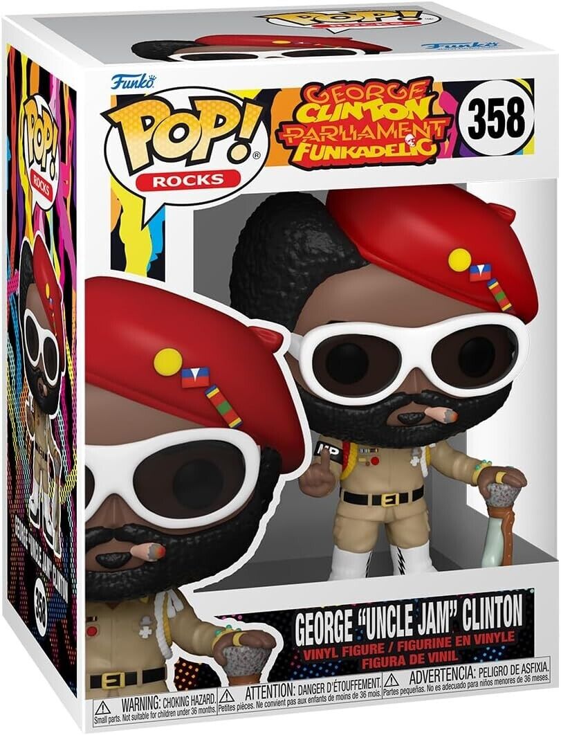 Funko Pop! Rocks George Clinton Parlament Funkadelio – “Uncle Jam” #358