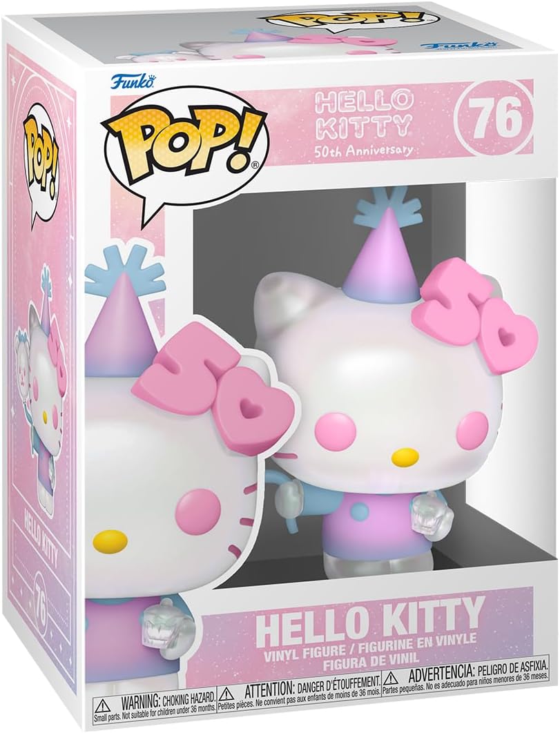 ¡Funko Pop! Sanrio: Hello Kitty 50 Aniversario – Hello Kitty con Globos 76