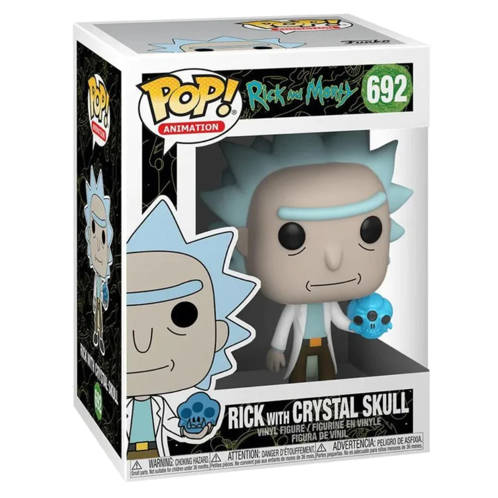 Funko Pop Animation: Rick & Morty – Rick w/Crystal Skull 692