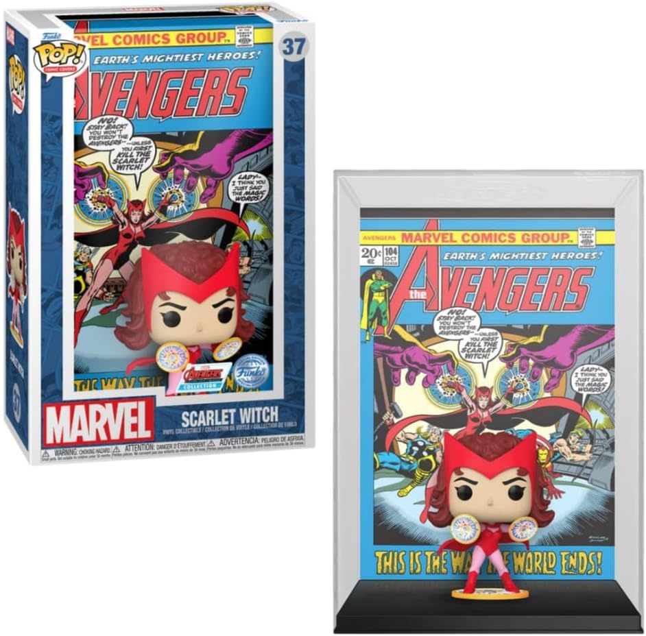 Funko Pop Comic Cover Marvel: Avengers – bruja escarlata (Exclusivo) Scarlet Witch