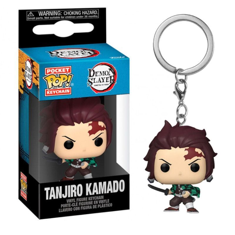 Funko Pop! Llaveros: Demon Slayer – Tanjiro Kamado