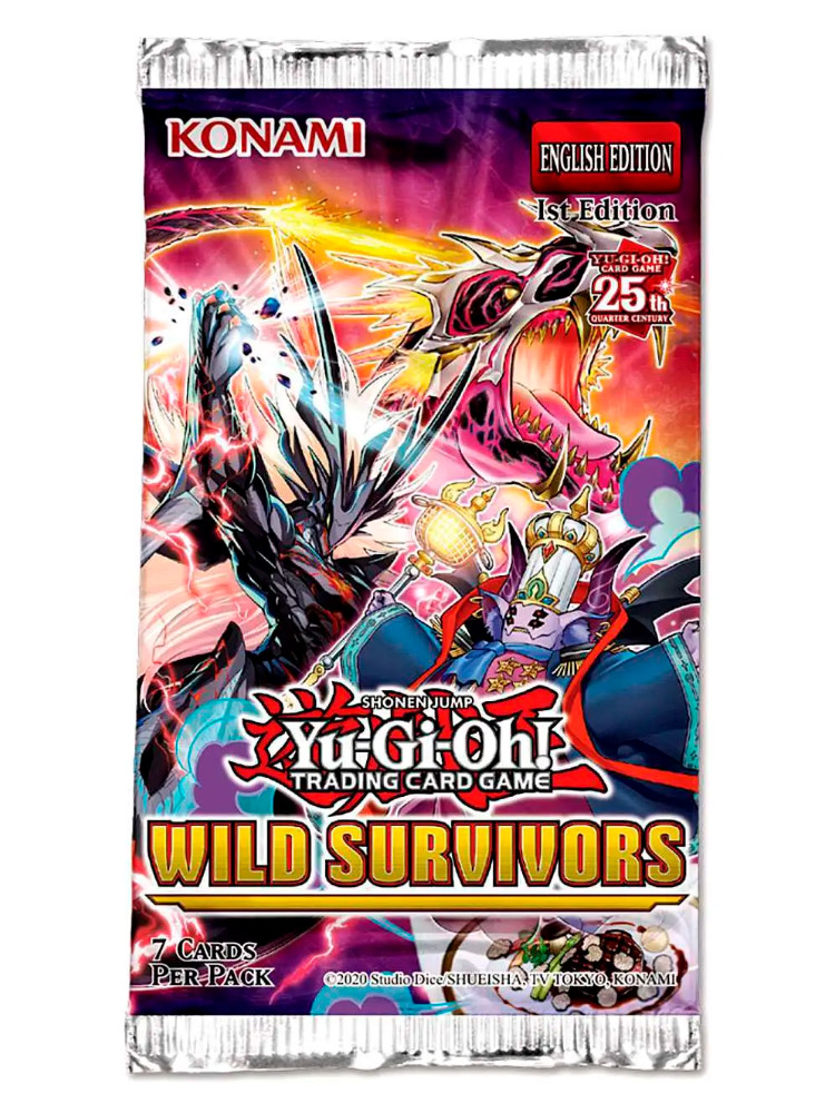 SOBRE BOOSTER WILD SURVIVORS YU-GI-OH! TCG