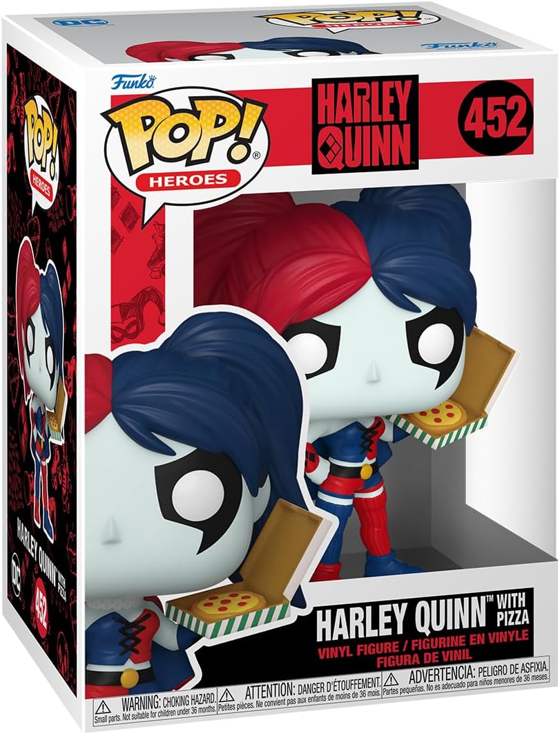 Funko Pop! Heroes: DC – Harley Quinn with Pizza #452