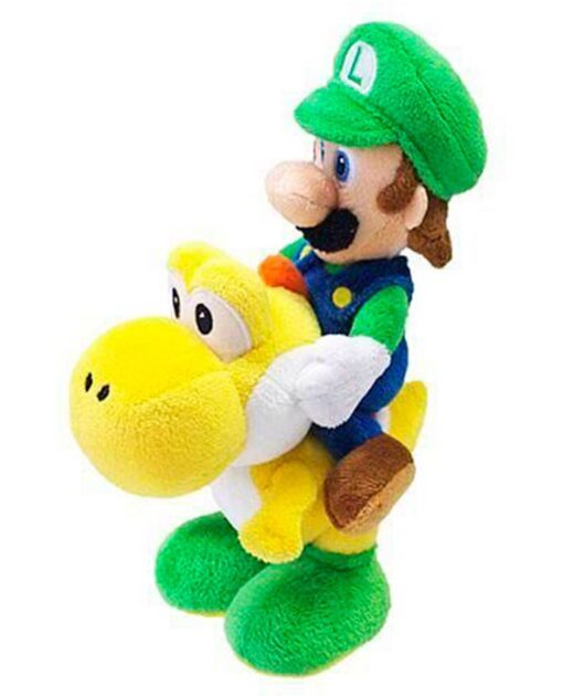 Peluche de Luigi Montando a Yoshi