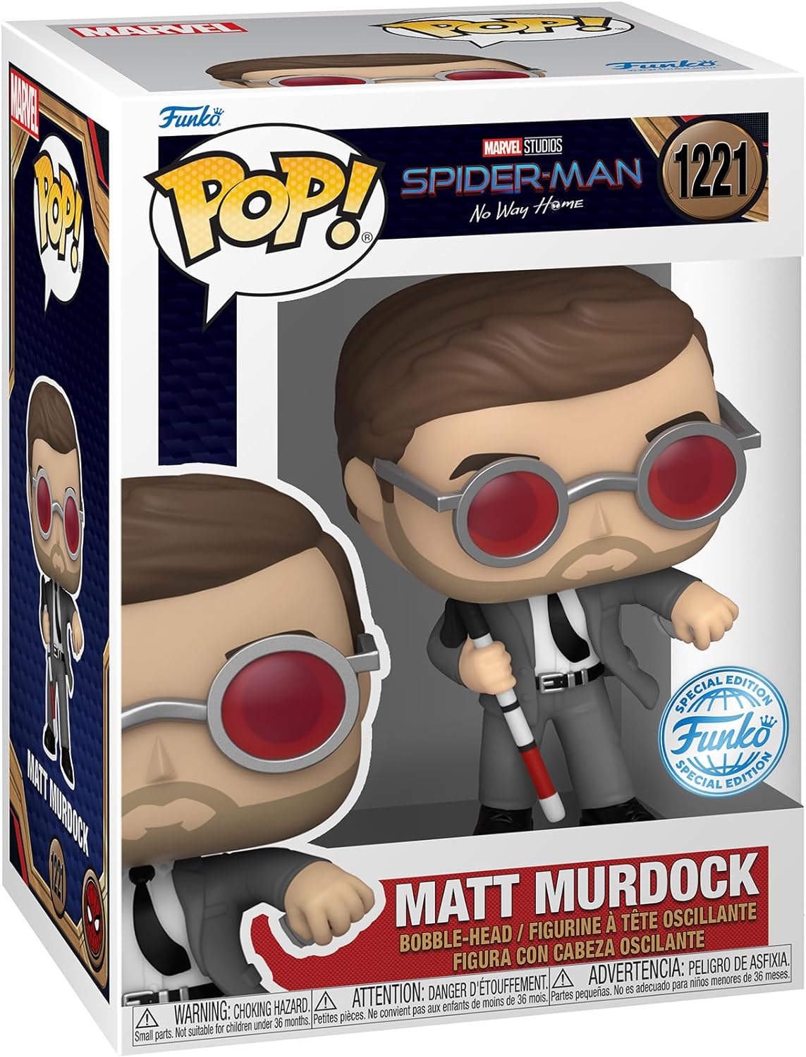 Funko Pop! Matt Murdock – Spider-Man No Way Home Daredevil Exclusivo #1221