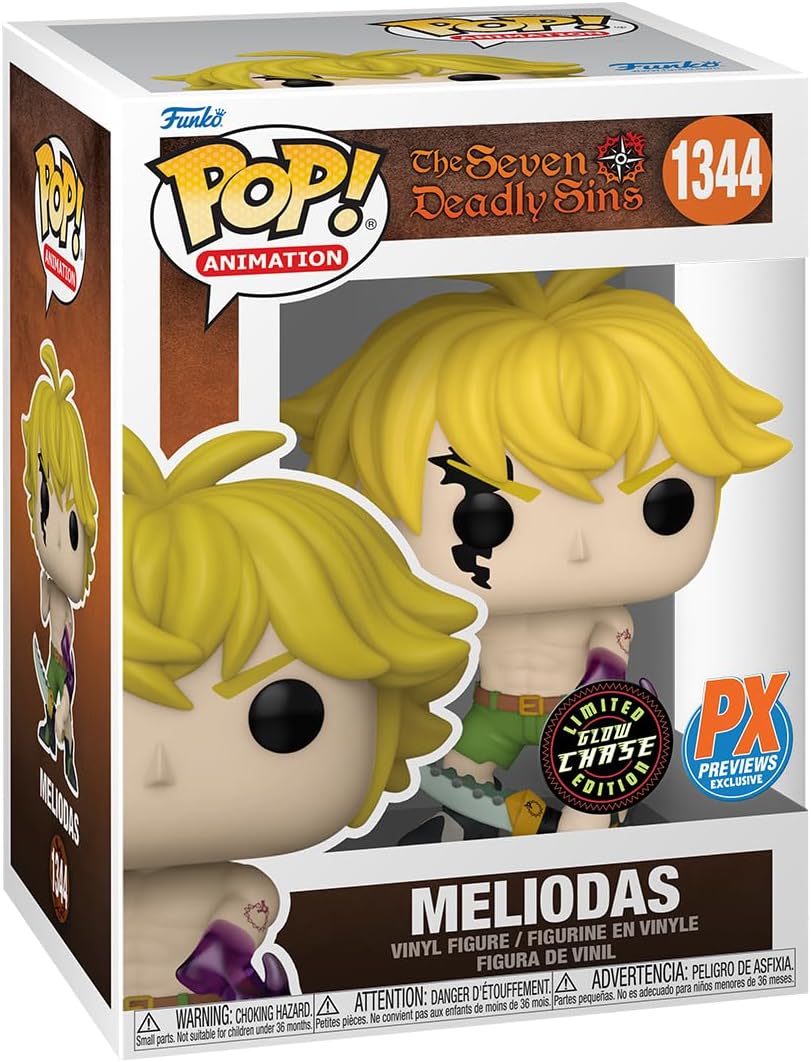 Pop! Animation: The Seven Deadly Sins – Figura de Vinilo Meliodas (Modo Demonio) PX – CHASE