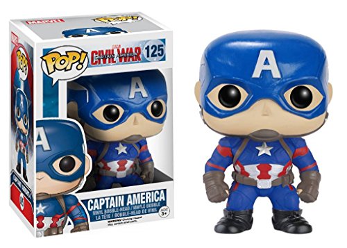 Funko Pop! Marvel: Capitán América Civil War – Capitán América #125