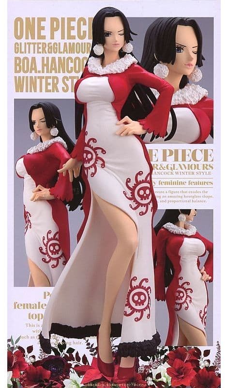 Figura Bandai Spirits Glitter & Glamours – Boa Hancock estilo invernal