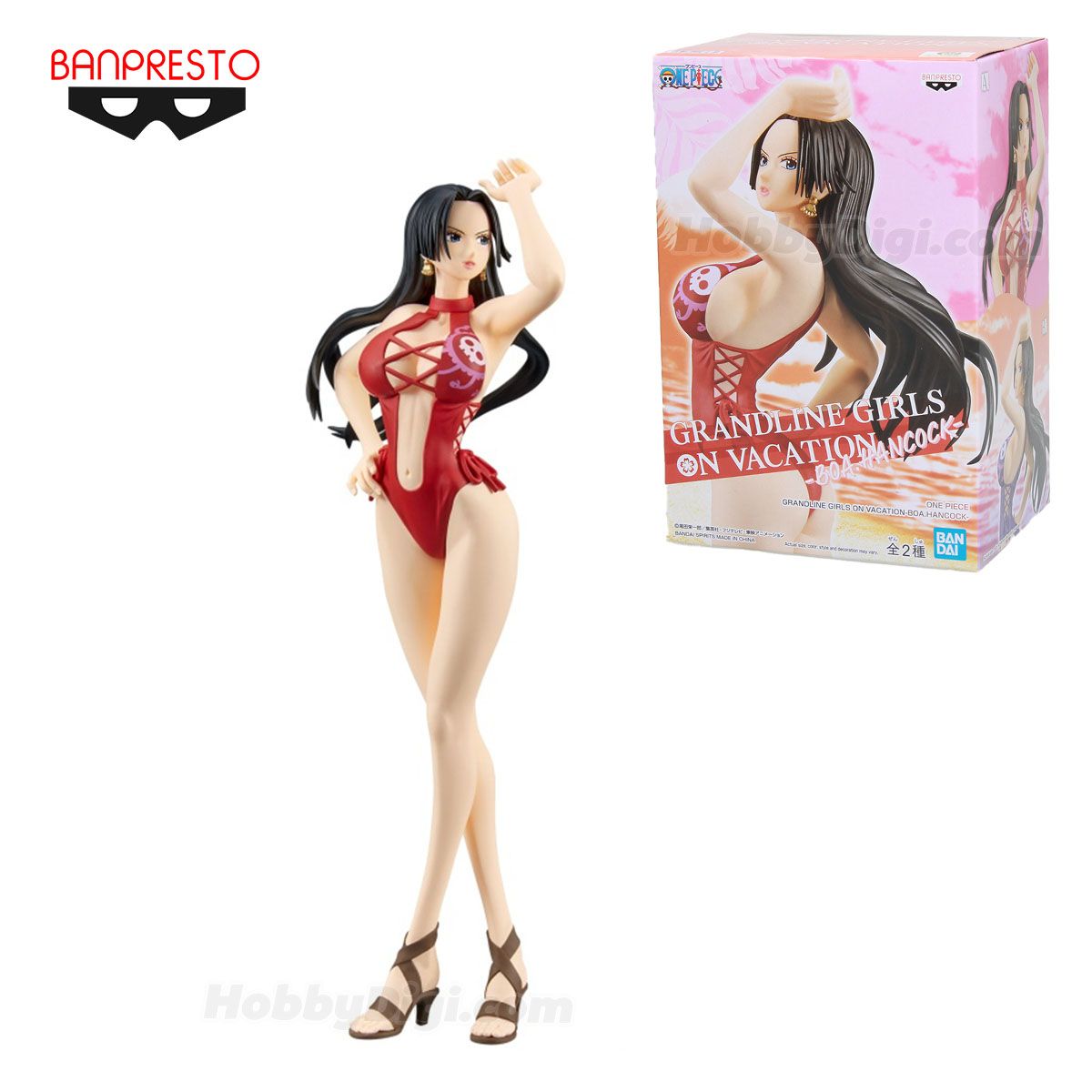 Banpresto Grandline PVC Figura – Boa.Hancock (Girls On Vacation) (Normal Color) “One Piece”