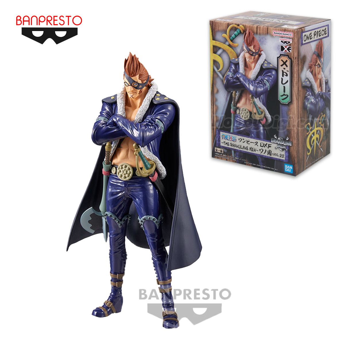 Banpresto DXF ～The Grandline Men～Vol.22 Cranenking Figure – Drake “One Piece”