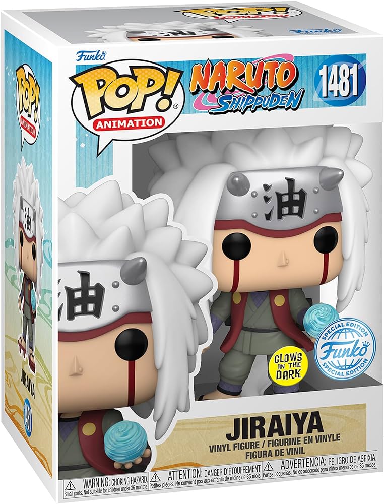 Funko Pop! Naruto Shippuden – Jiraiya #1481 EXCLUSIVO Brilla en la obscuridad
