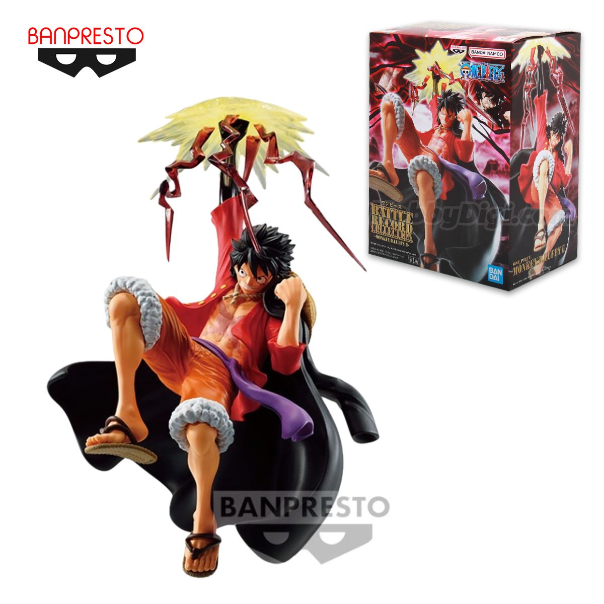 Banpresto Battle Record Collection PVC Figure – Luffy Vol.2 “One Piece”