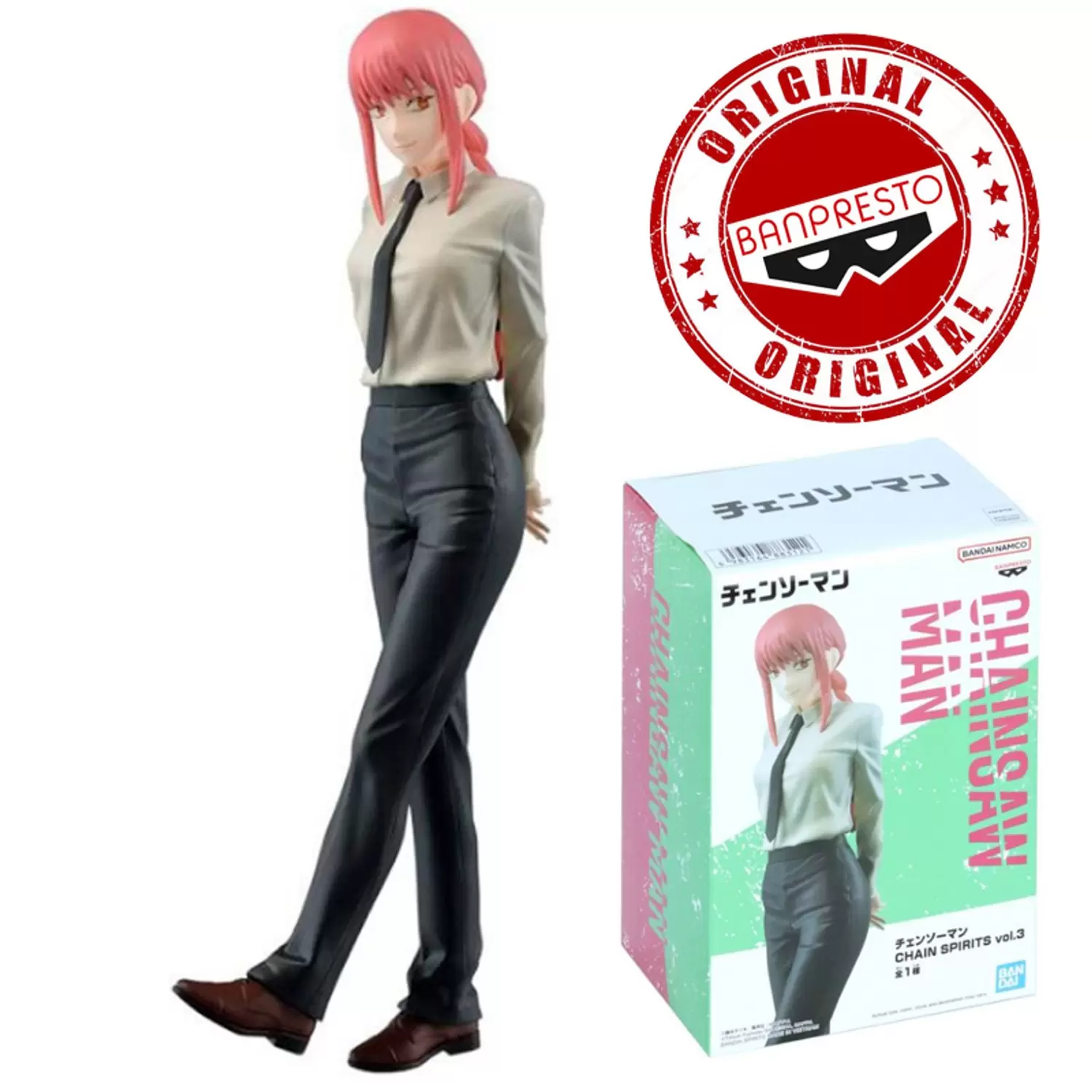 Figura Boneco Chainsaw Man Makima Spirits Vol.3 Bandai Banpresto