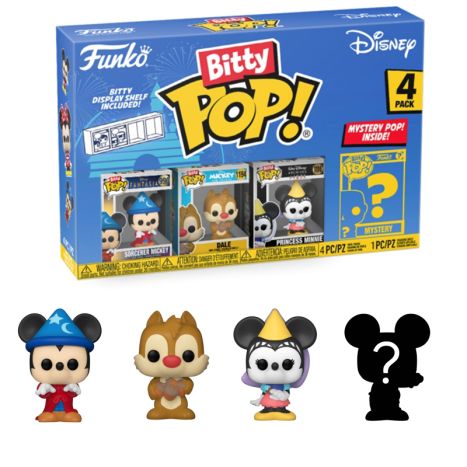 Bitty Pop! 4 Mini Figuras – Mickey Mouse