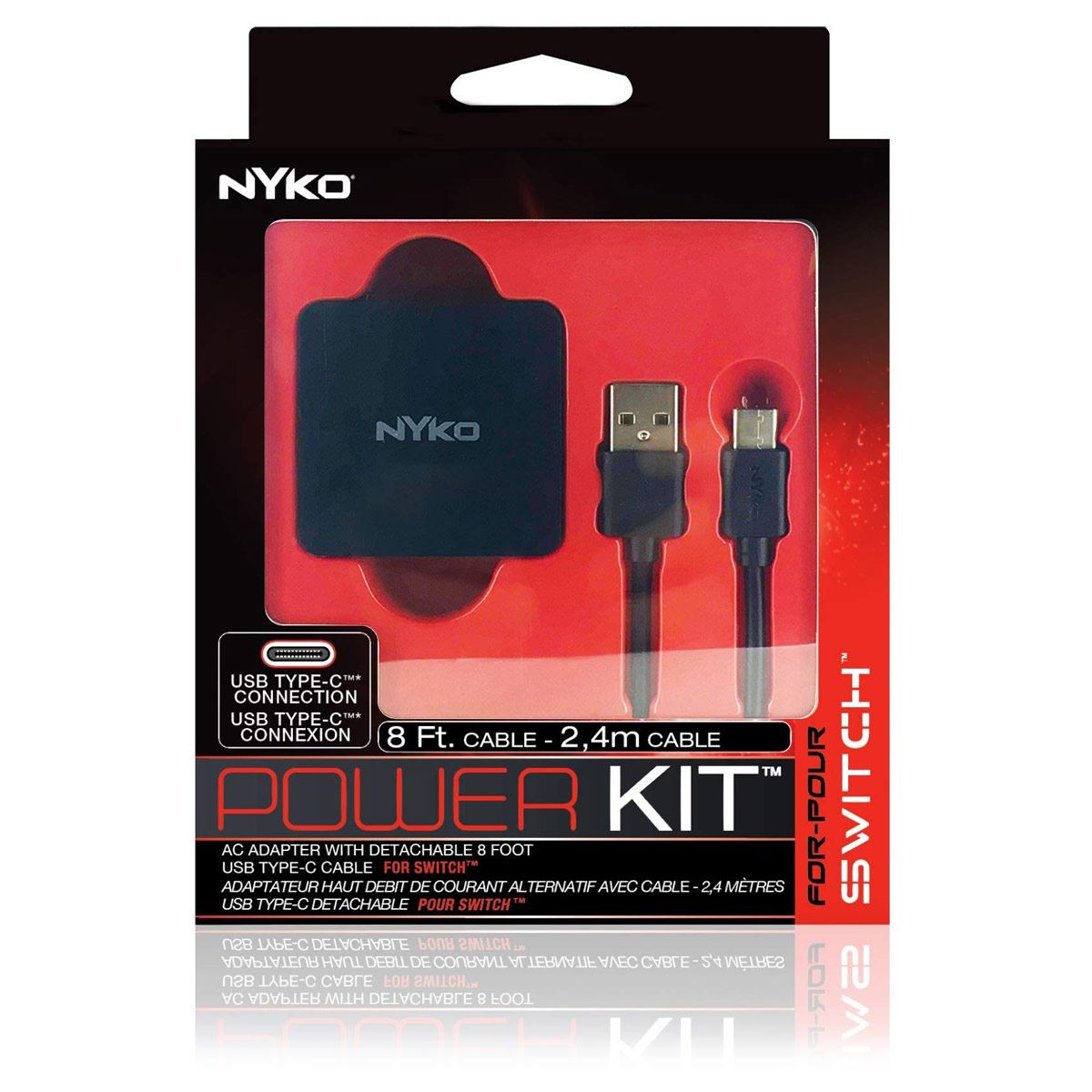 Power Kit Nyko para Nintendo Switch cargador genérico