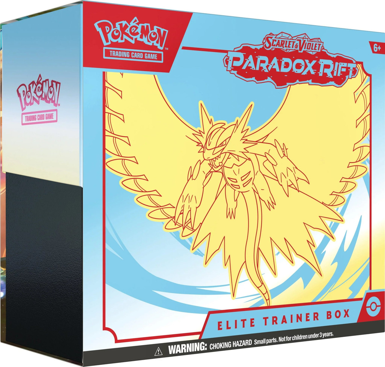 Pokemon TCG: Scarlet and Violet – Caja de entrenamiento Paradox Rift Elite (Roaring Moon)