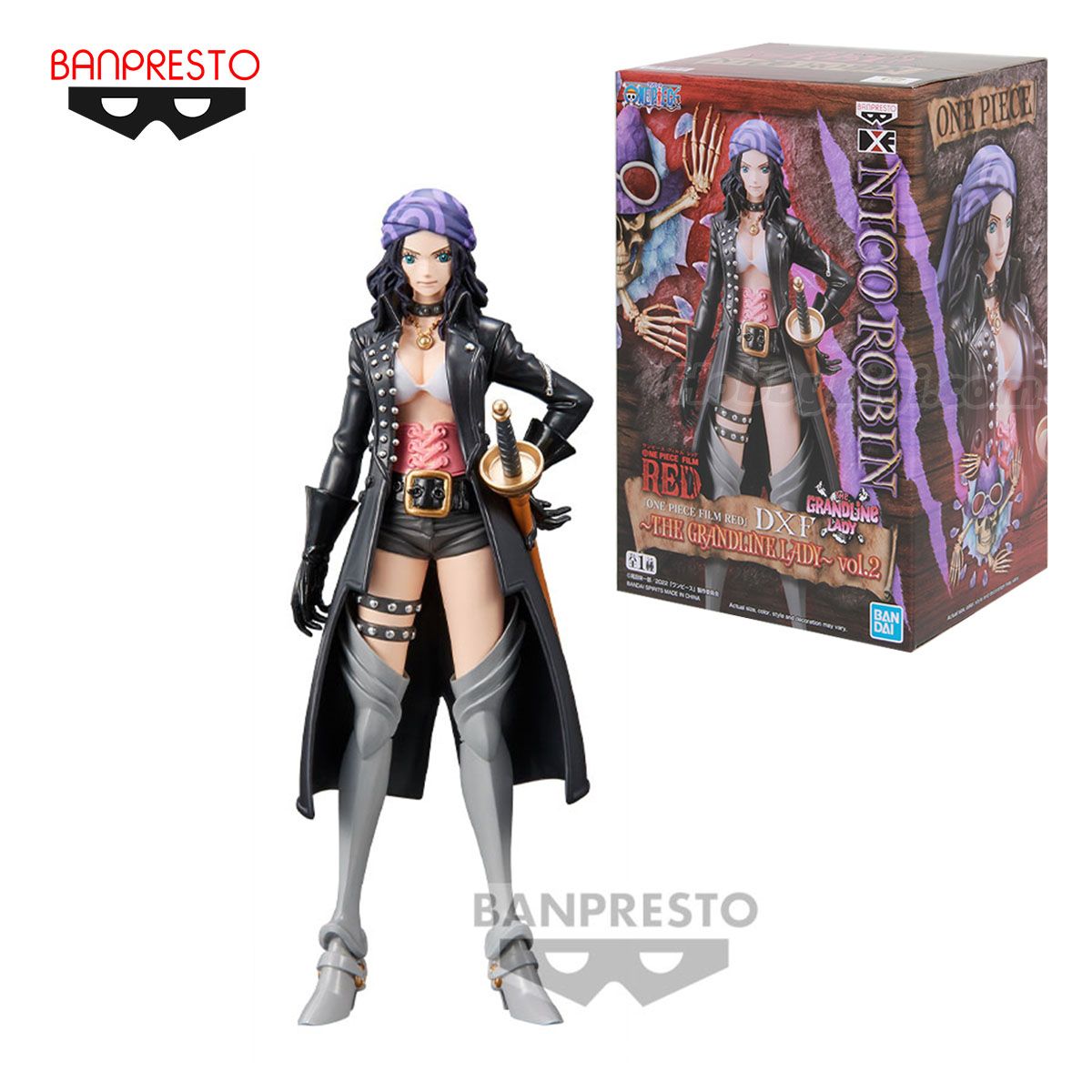 One Piece Film RED Nico Robin DXF The Grandline Lady Vol.2 figura Bandai Banpresto