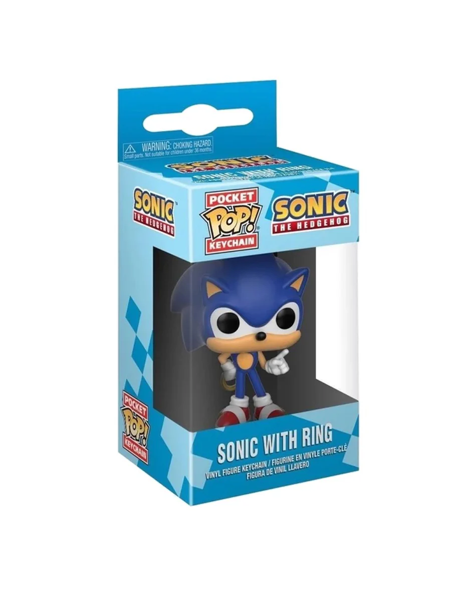 Funko Pop! Llavero Sonic the hedgehog – Sonic con anillo