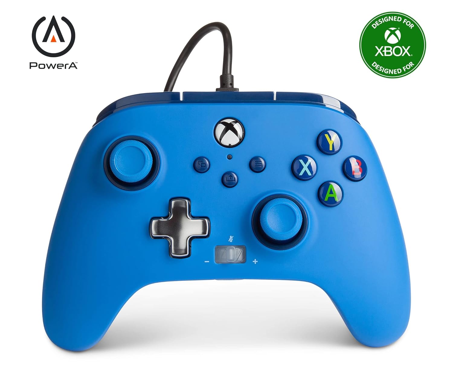 PowerA Control Alambrico Azul para Xbox One y Xbox Series X/S