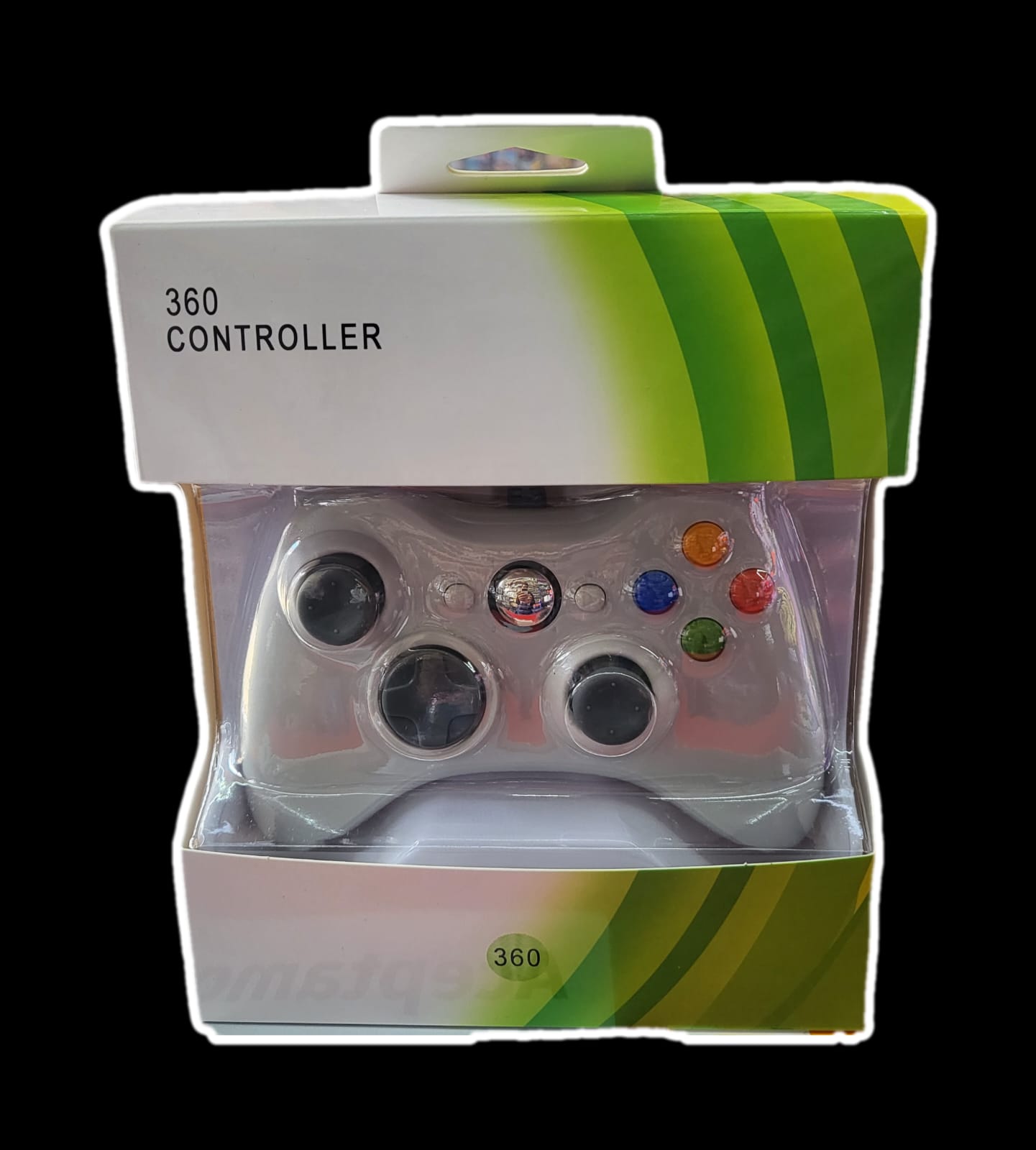 Control para Xbox 360 alámbrico – color blanco