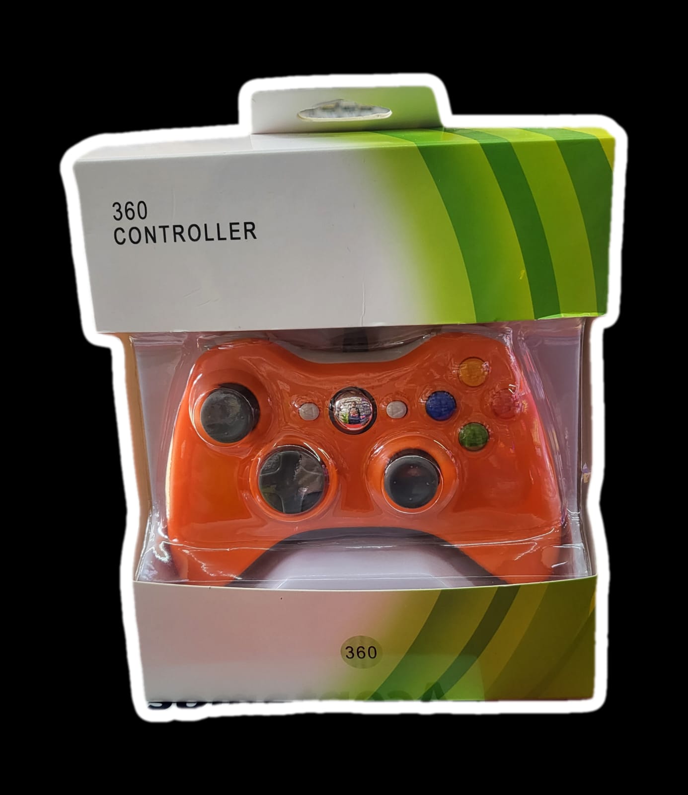 Control para Xbox 360 alámbrico – color anaranjado