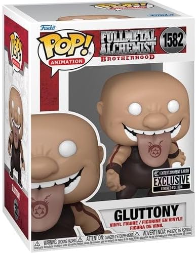 Funko Fullmetal Alchemist: Brotherhood Gluttony Pop! Figura de vinilo #1582 – Entertainment Earth Exclusive