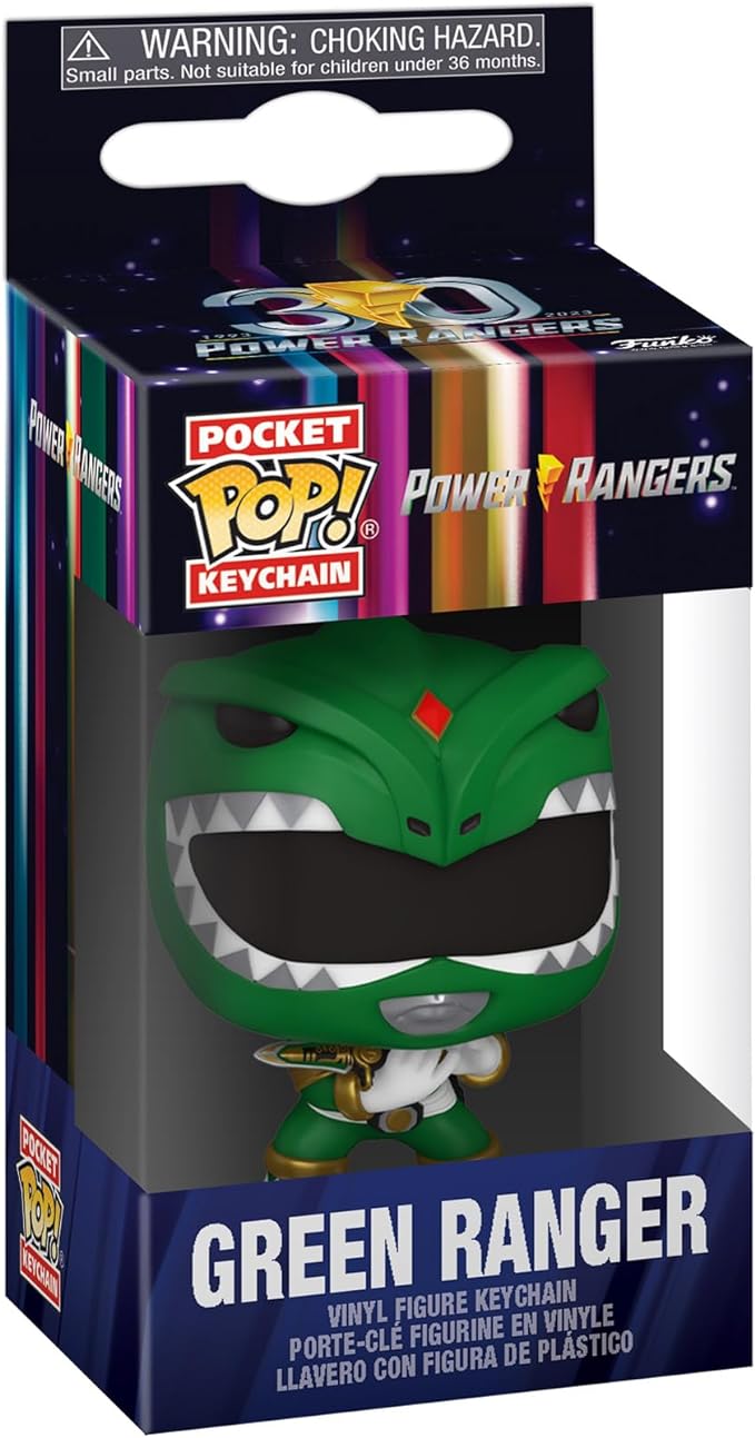 Pop! Pocket Key chain: Power Rangers – Green Ranger